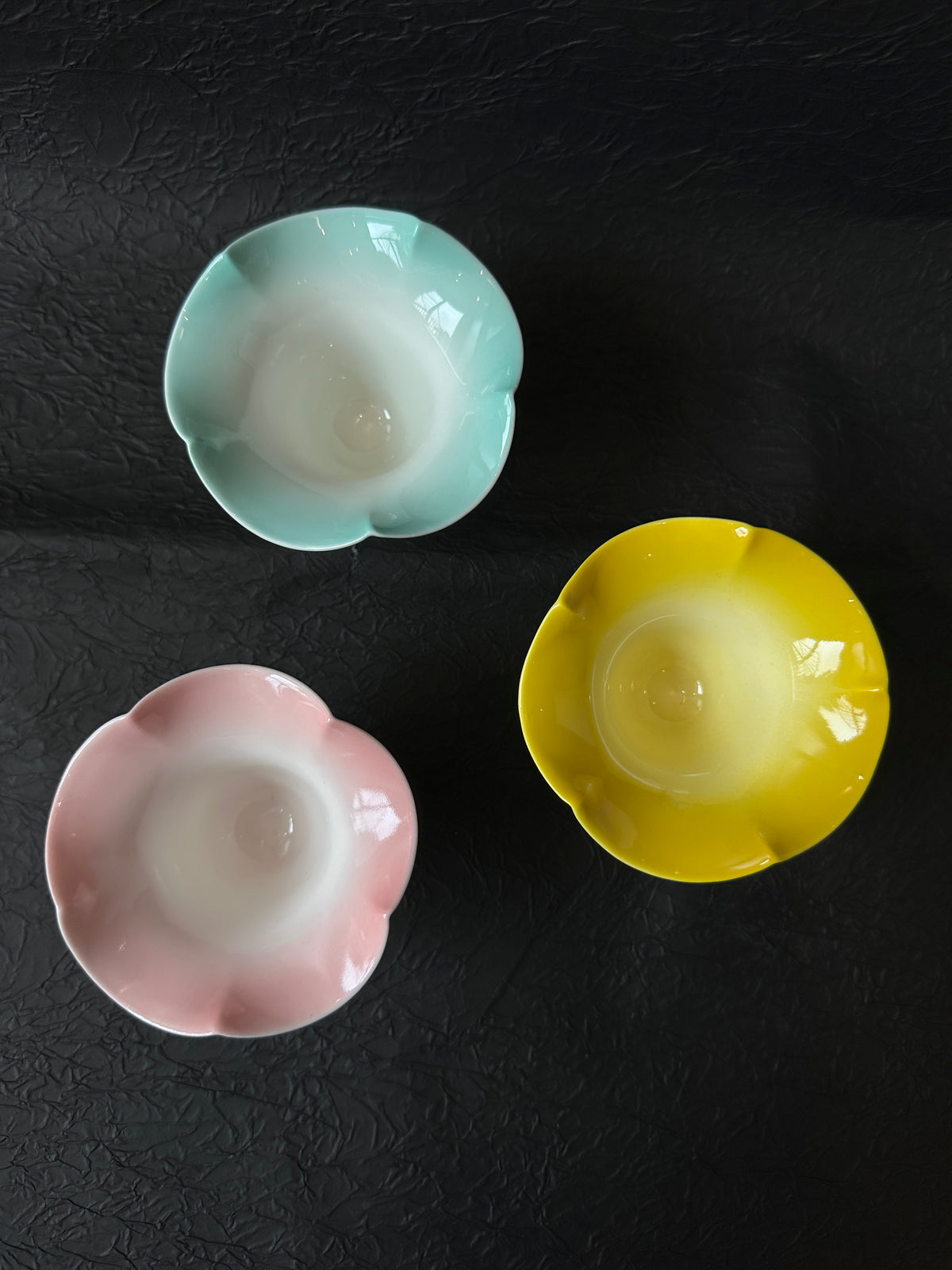 Pink Flower-Shaped Ceramic Decorative Cup, 60ml